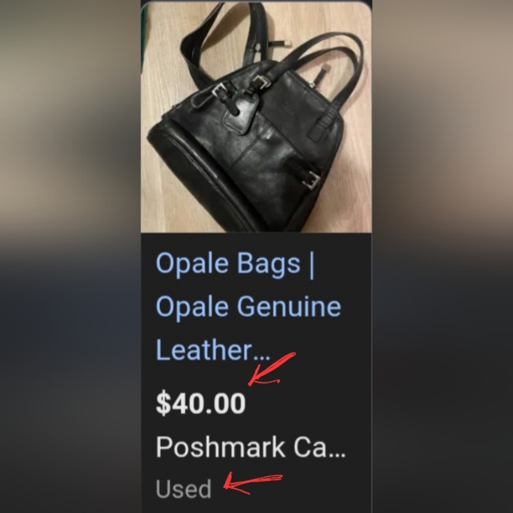 βοΈ OPALE ITALIAN DESIGN PURSE/BACKPACK βοΈ - Picture 10 of 13